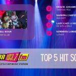 WDBR Top 5