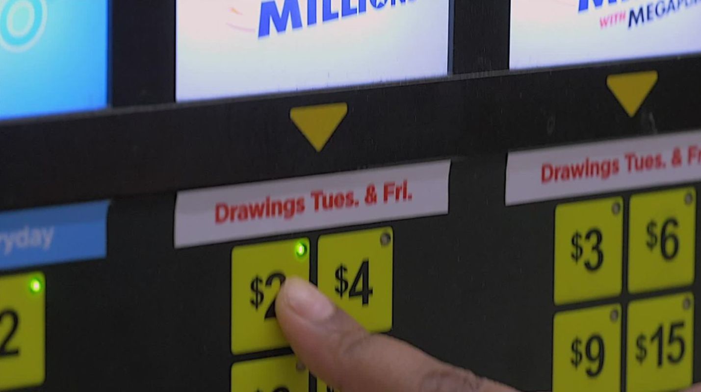 Mega Millions lottery machine