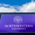 Northwestern University sign