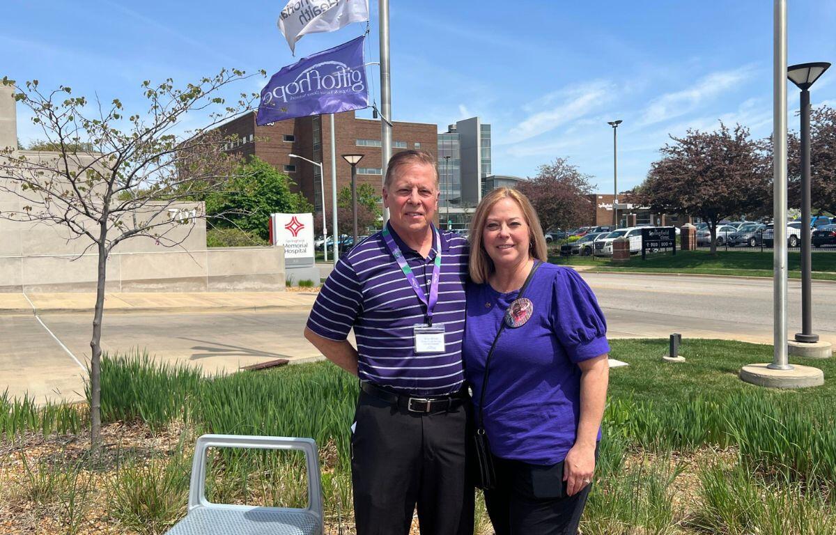 Brian Wilham and his wife Karla.