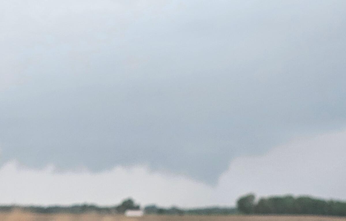 This funnel cloud was sighted north of Williamsville.