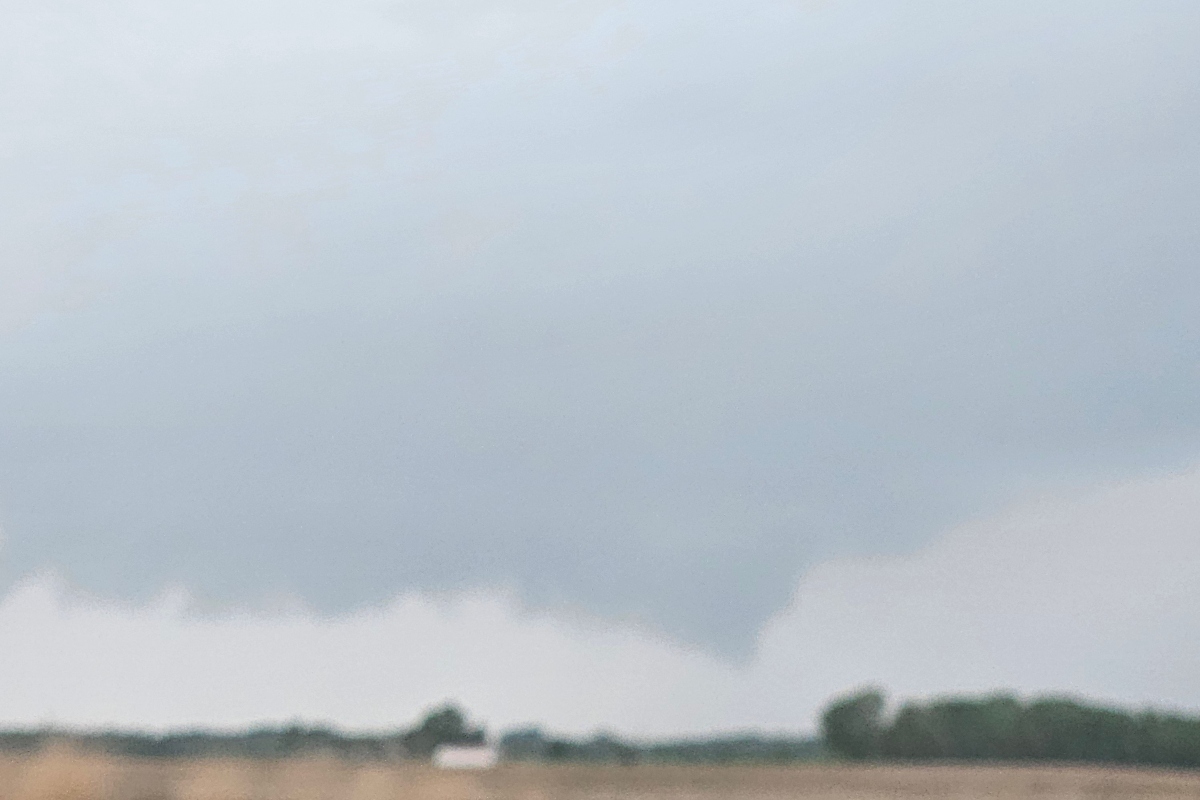 This funnel cloud was sighted north of Williamsville.