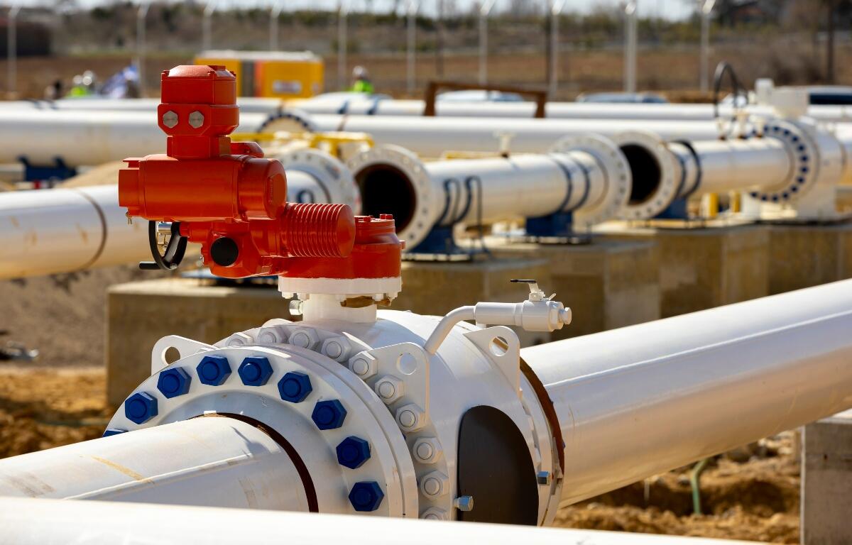 Natural gas line Shutterstock