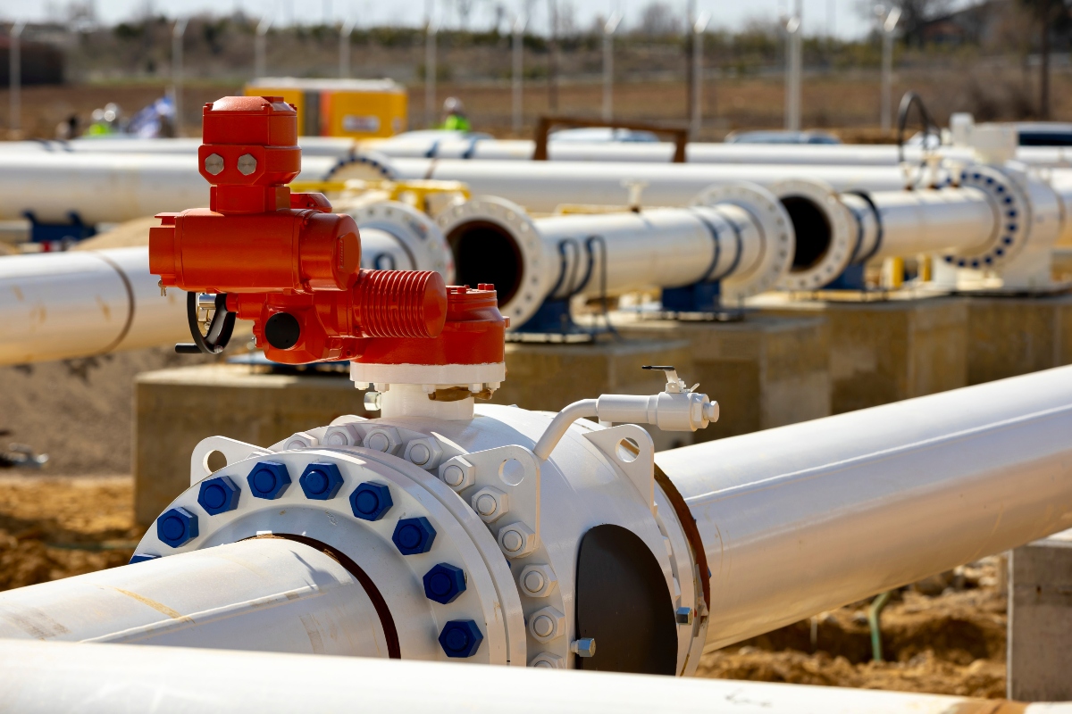 Natural gas line Shutterstock