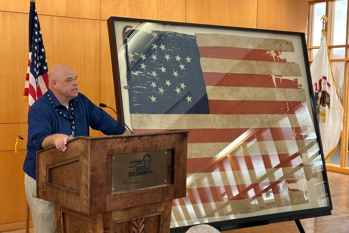 21 star flag at ALPLM WS