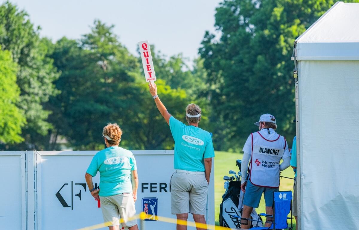 A scene from the 2025 Memorial Health Championship