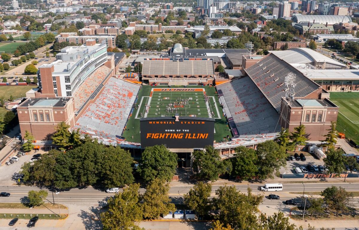 University of Illinois's Memorial Stadium