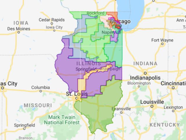 Illinois’ congressional district map was approved by the General Assembly in 2021. (Capitol News Illinois file photo)
