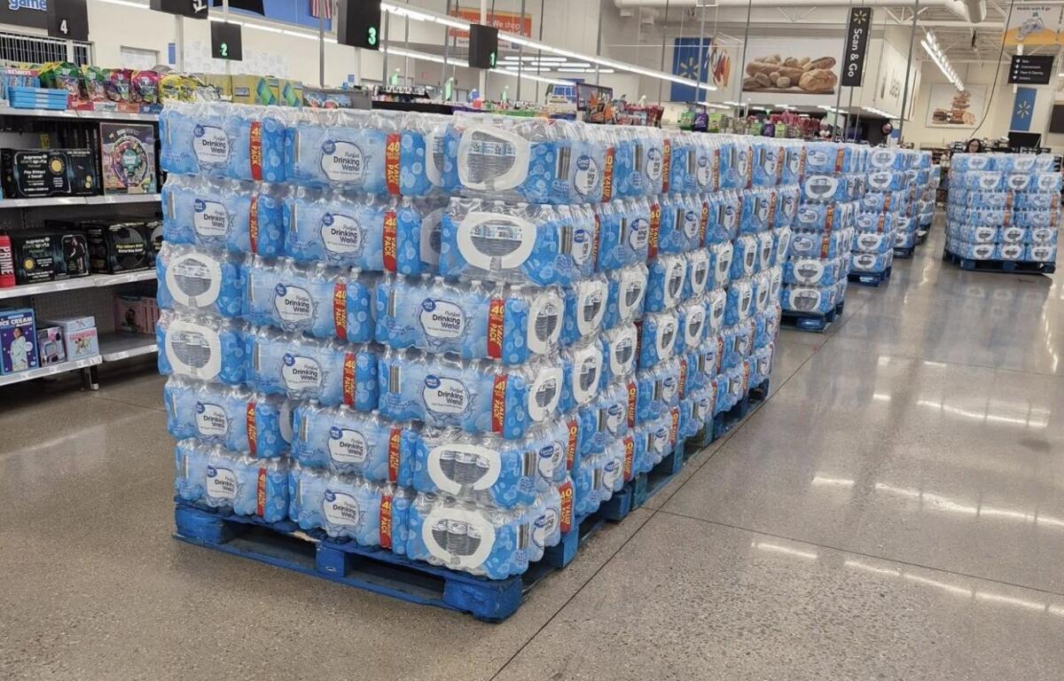 More drinking water is being made available at the Walmart in Mattoon after the city's water supply could not be used.
