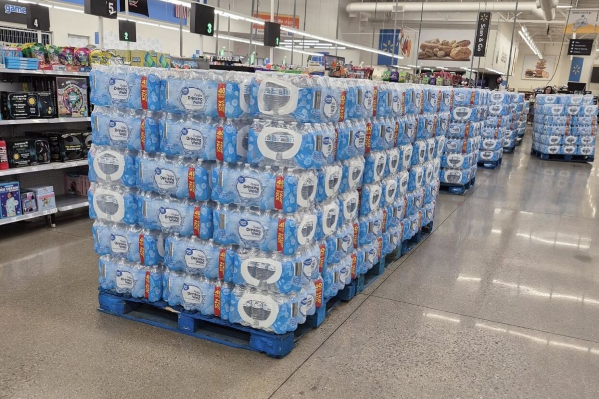 More drinking water is being made available at the Walmart in Mattoon after the city's water supply could not be used.