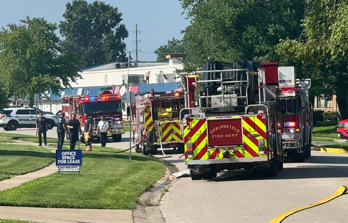 Springfield firefighters responded to a fire in a home's basement in the 400 block of S. Durkin Drive.