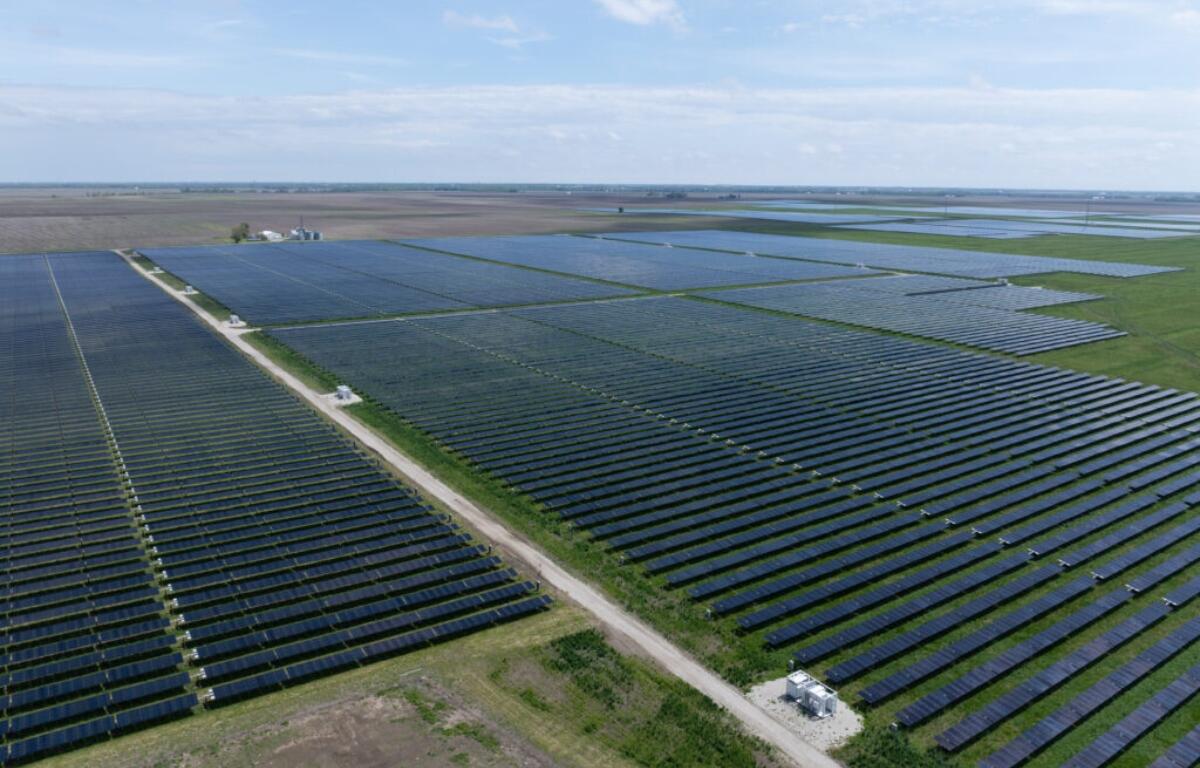 The Double Black Diamond Solar project, near Auburn.