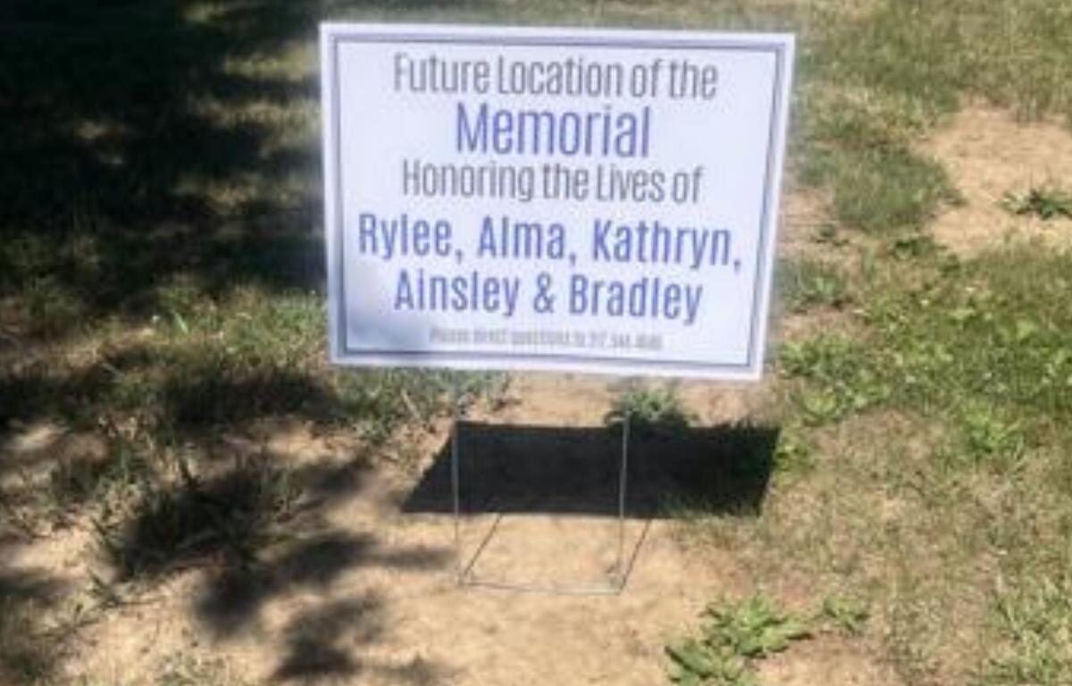 Donations for the memorial are currently being accepted at United Community Bank.