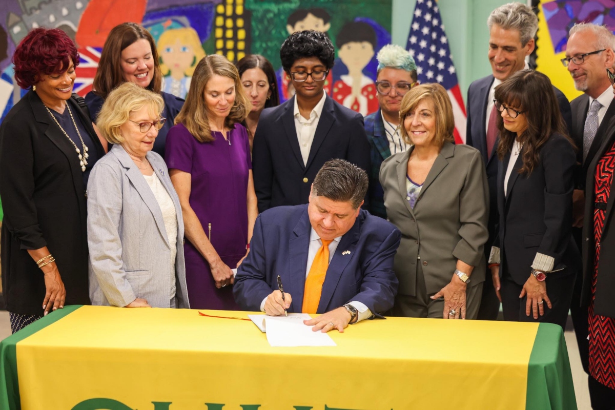 Governor JB Pritzker signs into law Thursday a bill requiring mental health screenings for students in grades 3-12.
