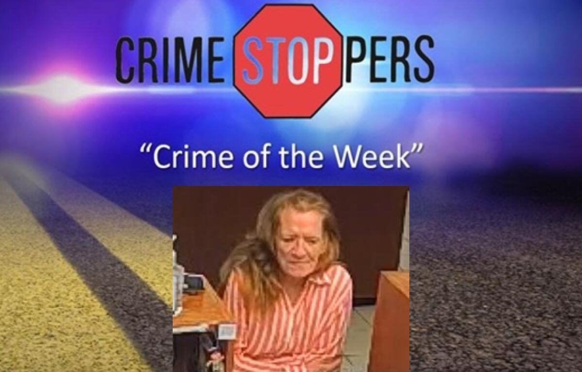 This woman is wanted in a theft and forgery investigation