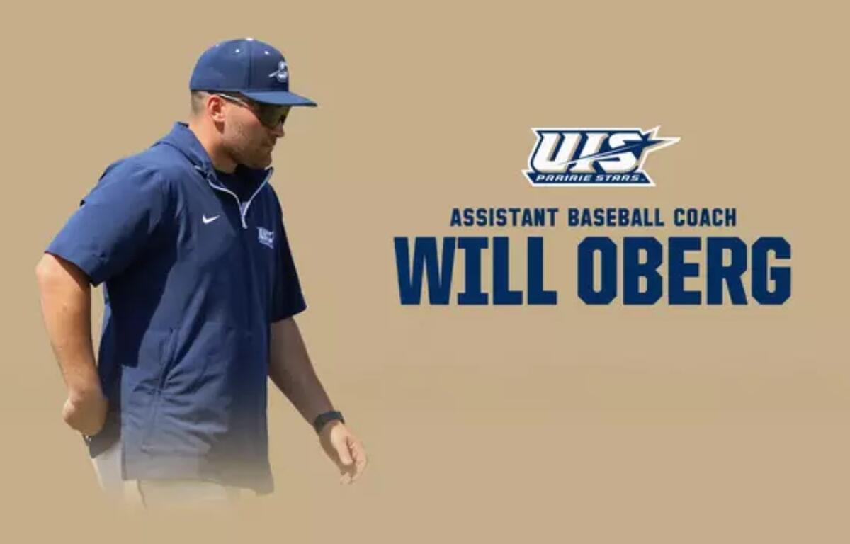 Will Oberg, UIS assistant baseball coach,