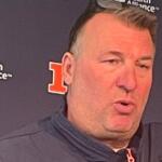 University of Illinois head football coach Brett Bielema