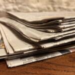 A stack of newspapers is pictured at the Illinois State Capitol. (Capitol News Illinois file photo)