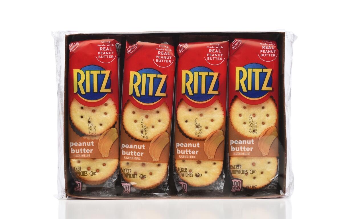 Ritz Peanut Butter sandwich crackers