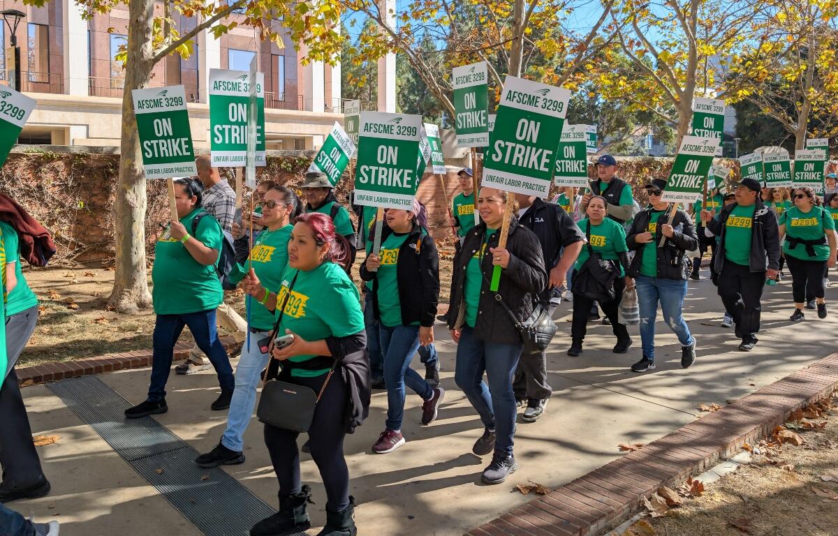 AFSCME workers on strike