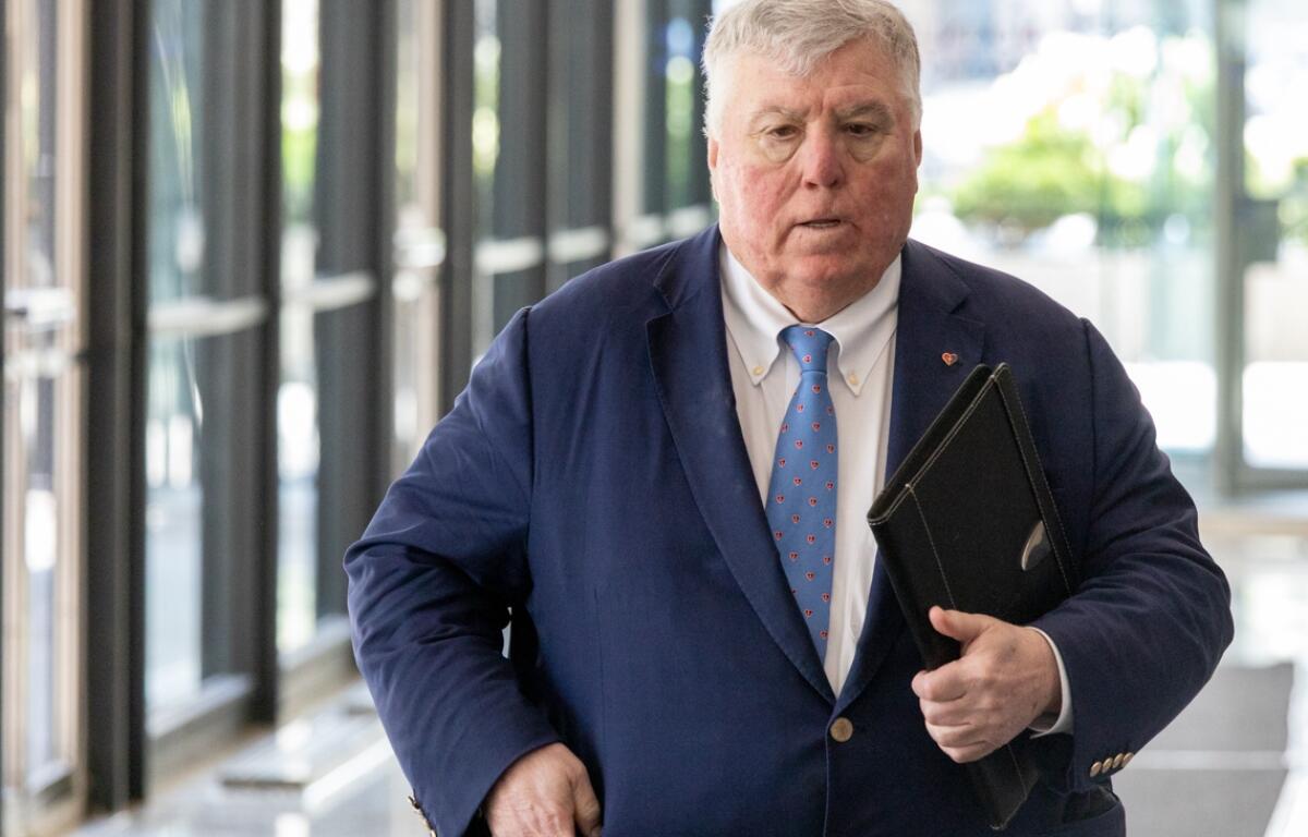 Former Commonwealth Edison lobbyist and City Club of Chicago director Jay Doherty leaves the Dirksen Federal Courthouse on Aug. 5, 2025. (Capitol News Illinois photo by Andrew Adams)