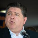 Gov. JB Pritzker takes questions during a news conference Thursday, Aug. 14, 2025, in Springfield. (Capitol News Illinois photo by Jerry Nowicki)
