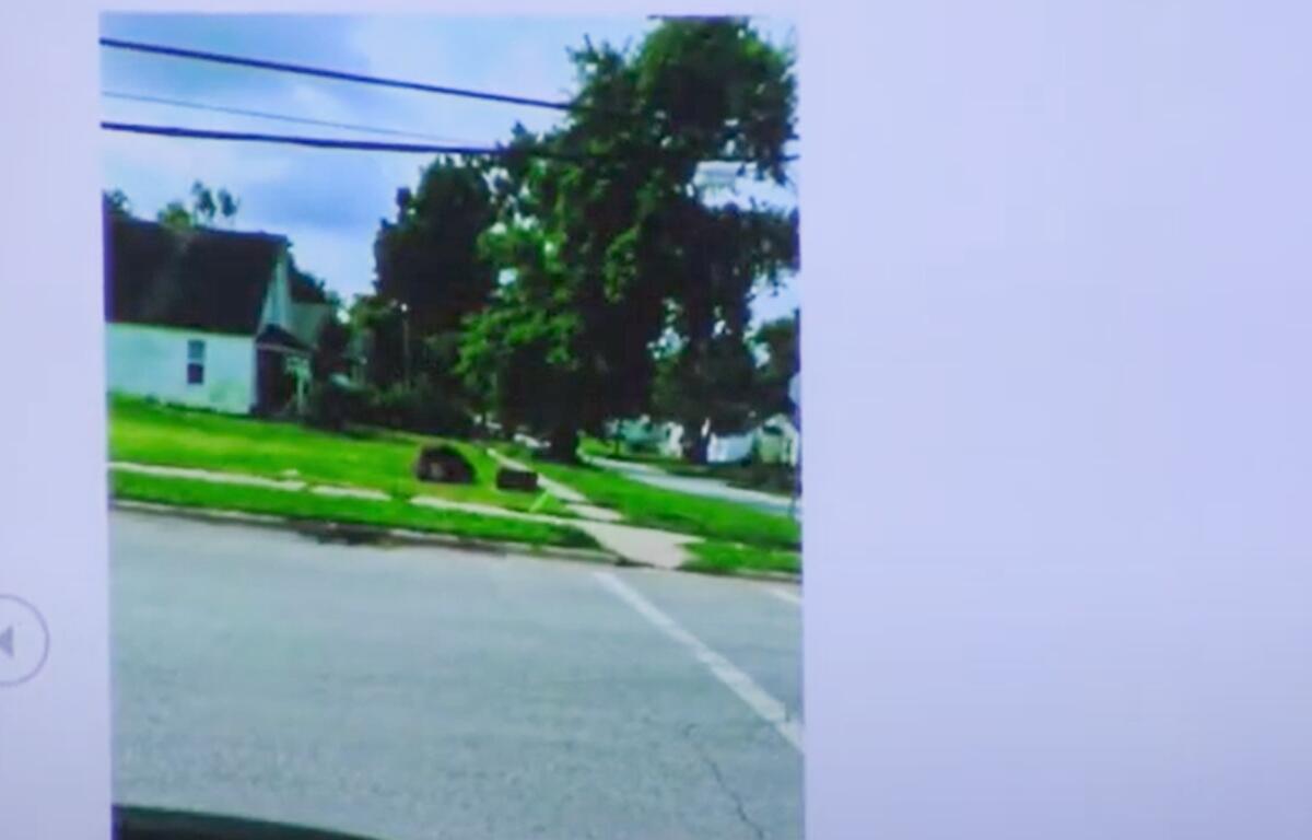 Springfield City Council members were shown pictures of alleged problem properties during Tuesday night's meeting. (Screenshot of Springfield City Council meeting web stream)
