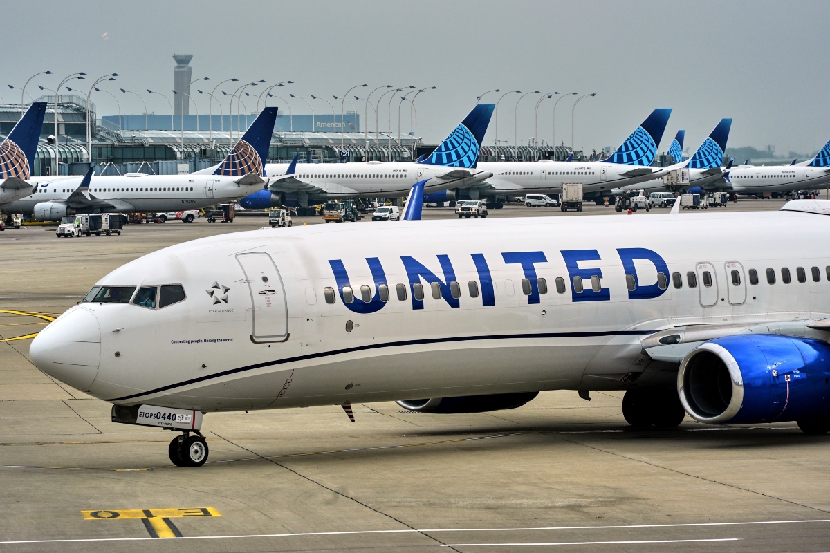 A United Airlines jet begins to taxi at O'Hara International Airport in Chicago, May 29, 2025. (AP Photo/Gene J. Puskar, File)