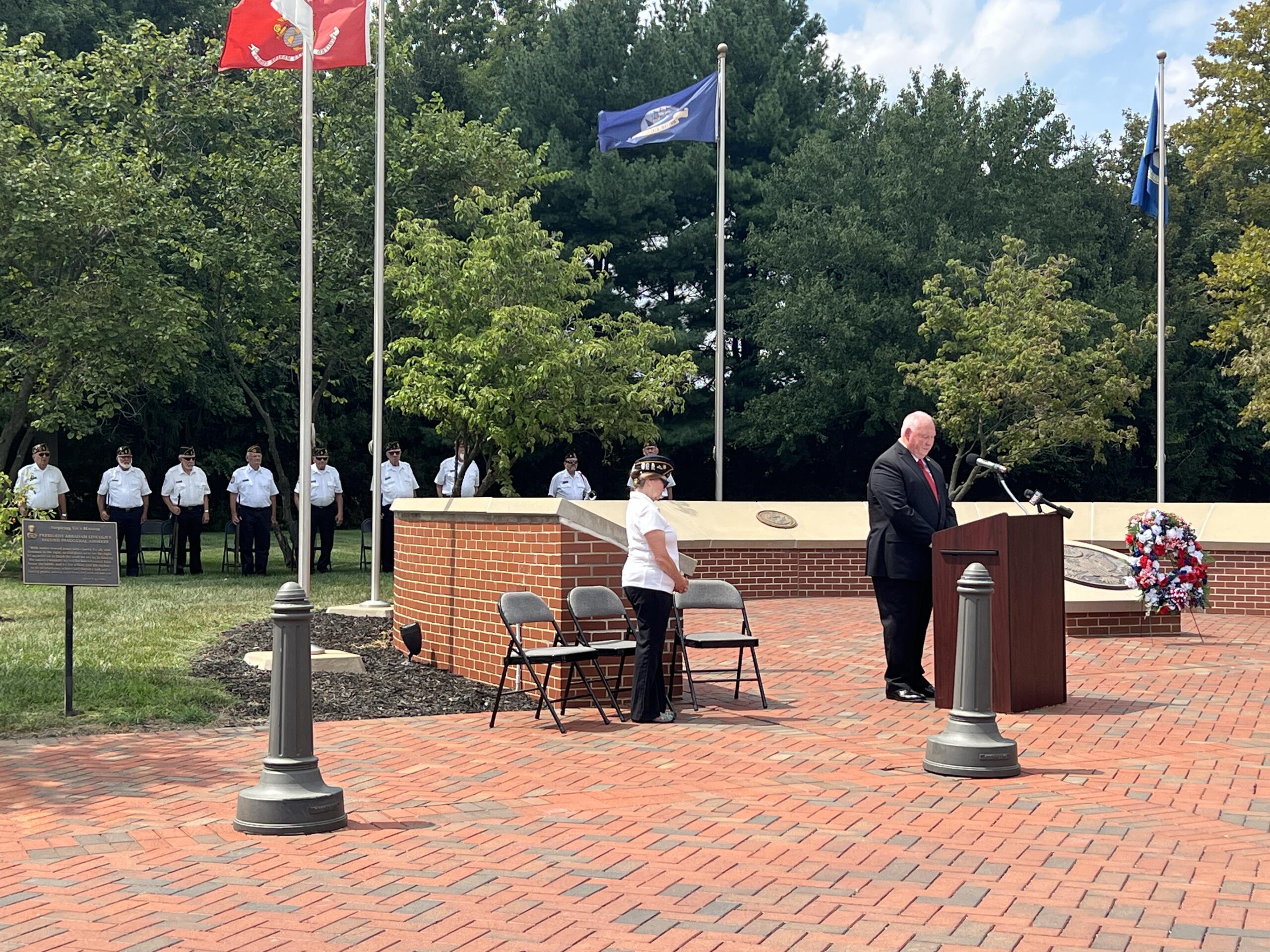 Commemoration Ceremony at Camp Butler