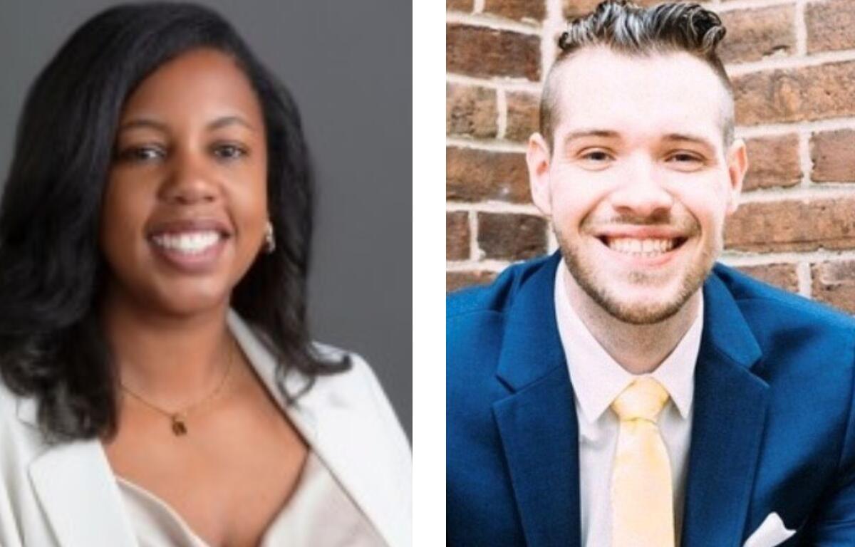 Haley Williams (left) and Sean Pritchard (right) have resigned their jobs with the City of Springfield. (Capitol City Now illustration)