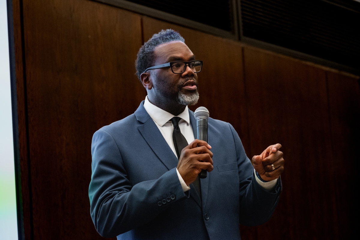 Chicago Mayor Brandon Johnson