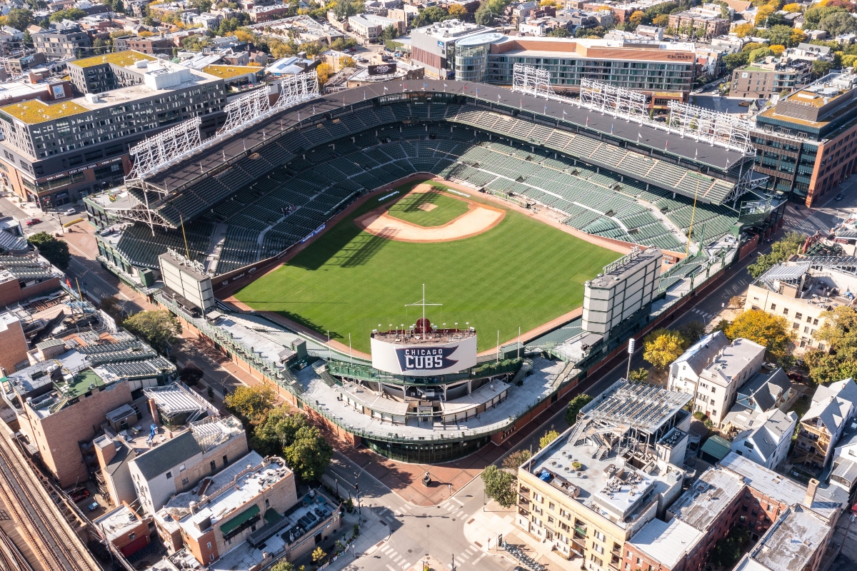Wrigley Field in Chicago