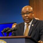 Illinois Attorney General Kwame Raoul warns on Monday, Sept. 29, he would sue the Trump administration if federal troops arrive in Chicago. (Capitol News Illinois photo by Andrew Adams)