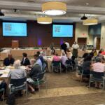 Following presentations from each of four sub-committees of the Massey Commission, members met in small groups with attendees to further discuss the recommendations.