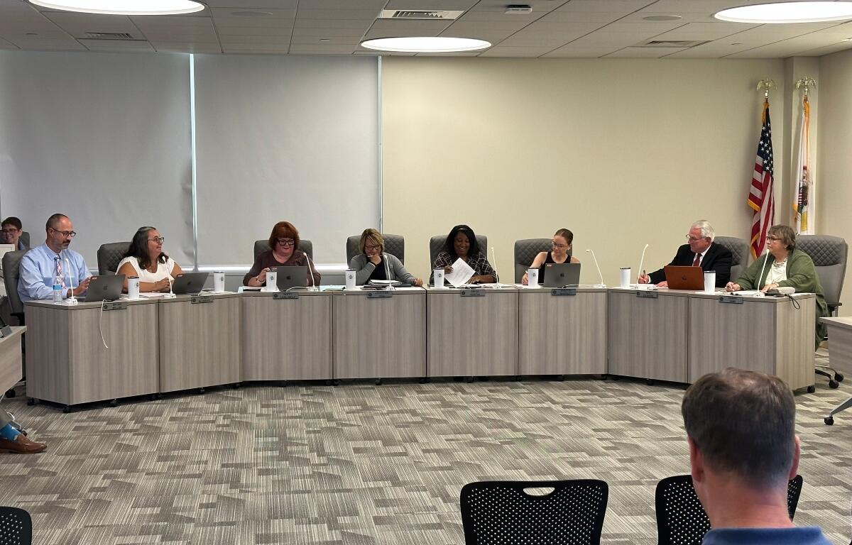 The Springfield Public School Board met Tuesday night
