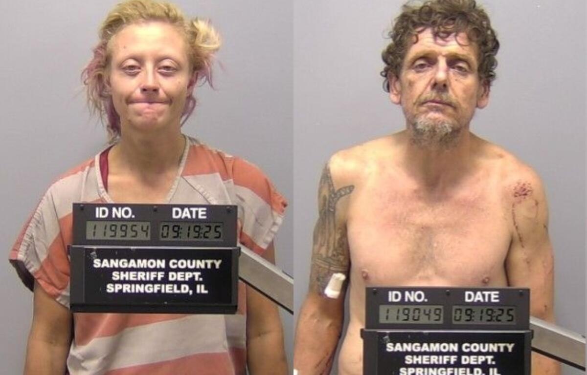 Maria Genovese (left) and Daniel Gregg were arrested September 18 after allegedly breaking into, and causing damage at, Viper Mine.