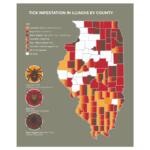 A map of tick infestation