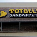 FILE - The entrance to Potbelly sandwich store seen in Mount Prospect, Ill., on May 13, 2020. (AP Photo/Nam Y. Huh, File)