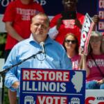 Former Republican Illinois attorney general candidate Thomas DeVore is pictured at the Illinois State Fair in 2022. (Capitol News Illinois photo by Jerry Nowicki)