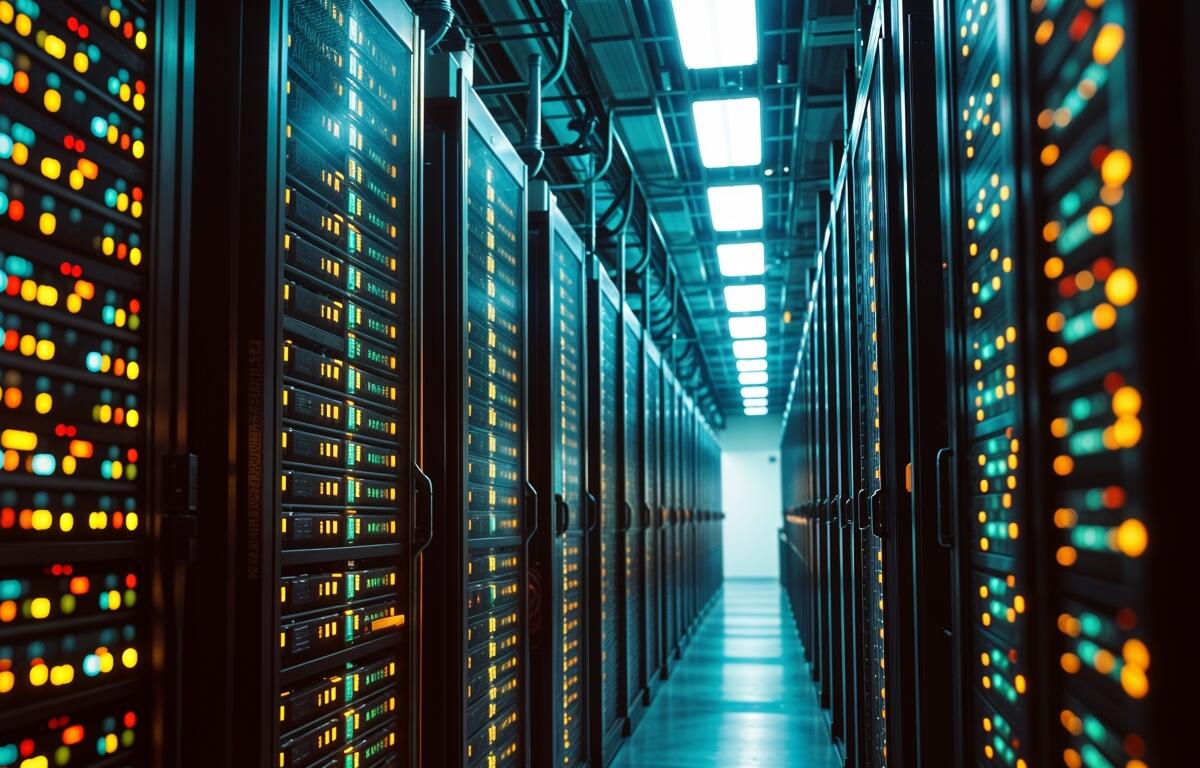 A data center.