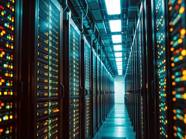 A data center.