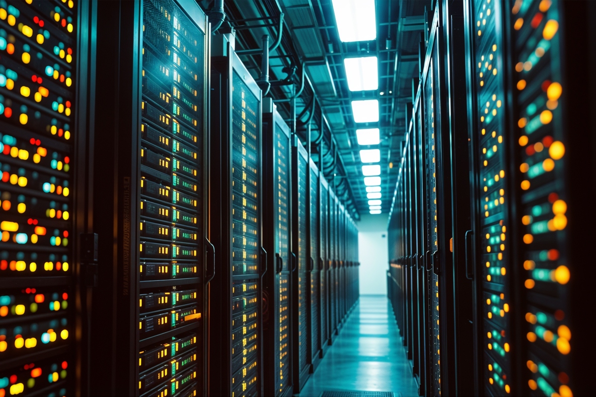 A data center.