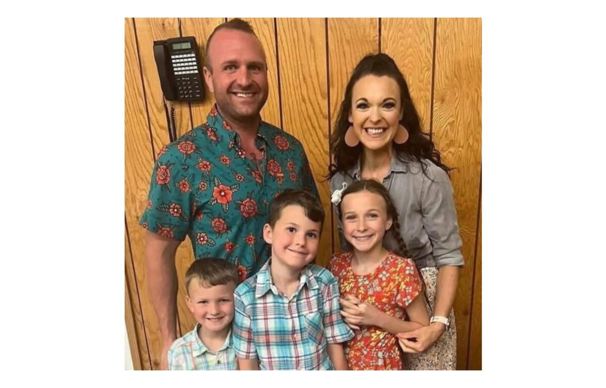 Members of Darren Bailey's son's family.