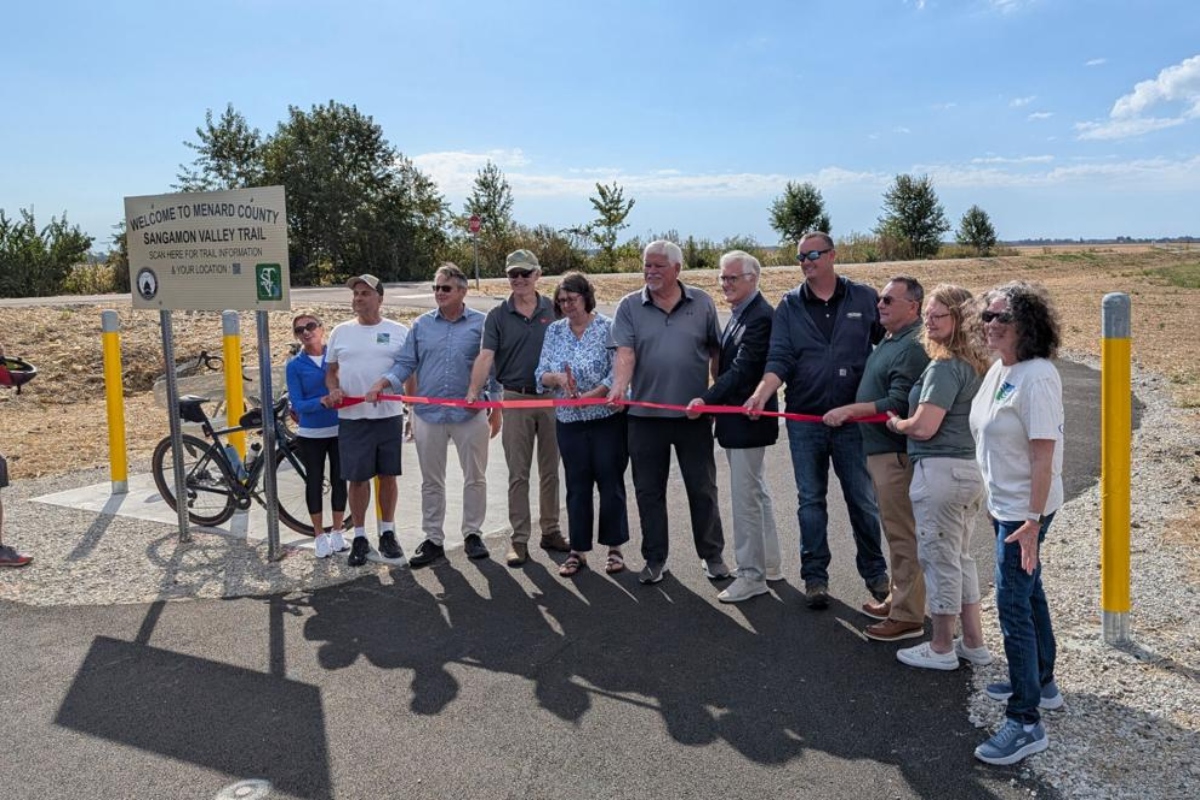 Sangamon Valley Trail extension dedicated in Menard County