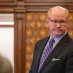 Senate President Don Harmon, D-Oak Park, is pictured in the Illinois Senate on May 31, 2025. (Capitol News Illinois photo by Andrew Adams)