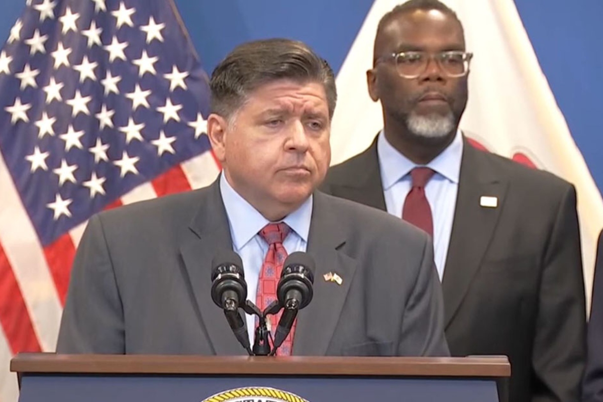 Illinois Gov. JB Pritzker and Chicago Mayor Brandon Johnson take questions about the city’s lawsuit against the federal deployment of troops to Illinois.