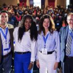 New leaders at the Illinois Federation of Teachers include, from left: Pankaj Sharma, secretary-treasurer; Stacy Davis Gates, president; Cyndi Oberle-Dahm, executive vice president, and John Miller, membership secretary.