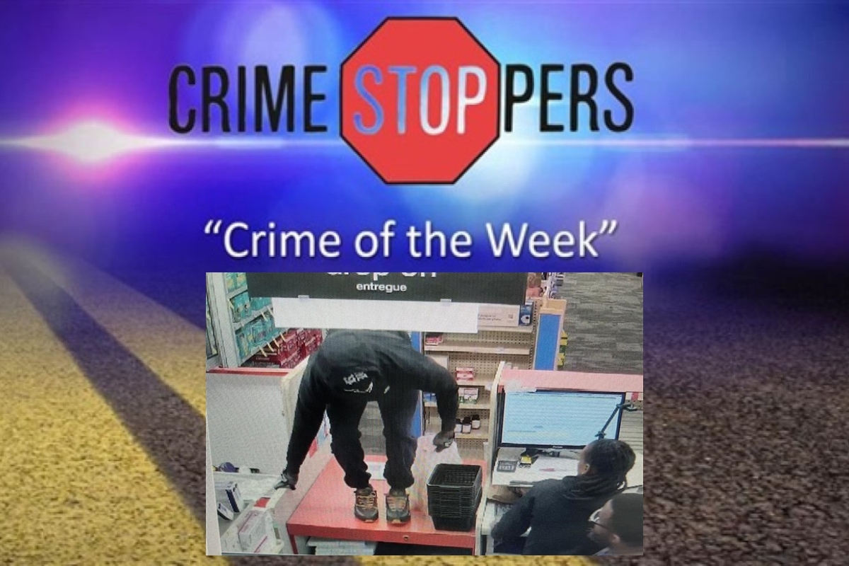 Can you identify this suspect who stole prescription drugs from a local CVS?