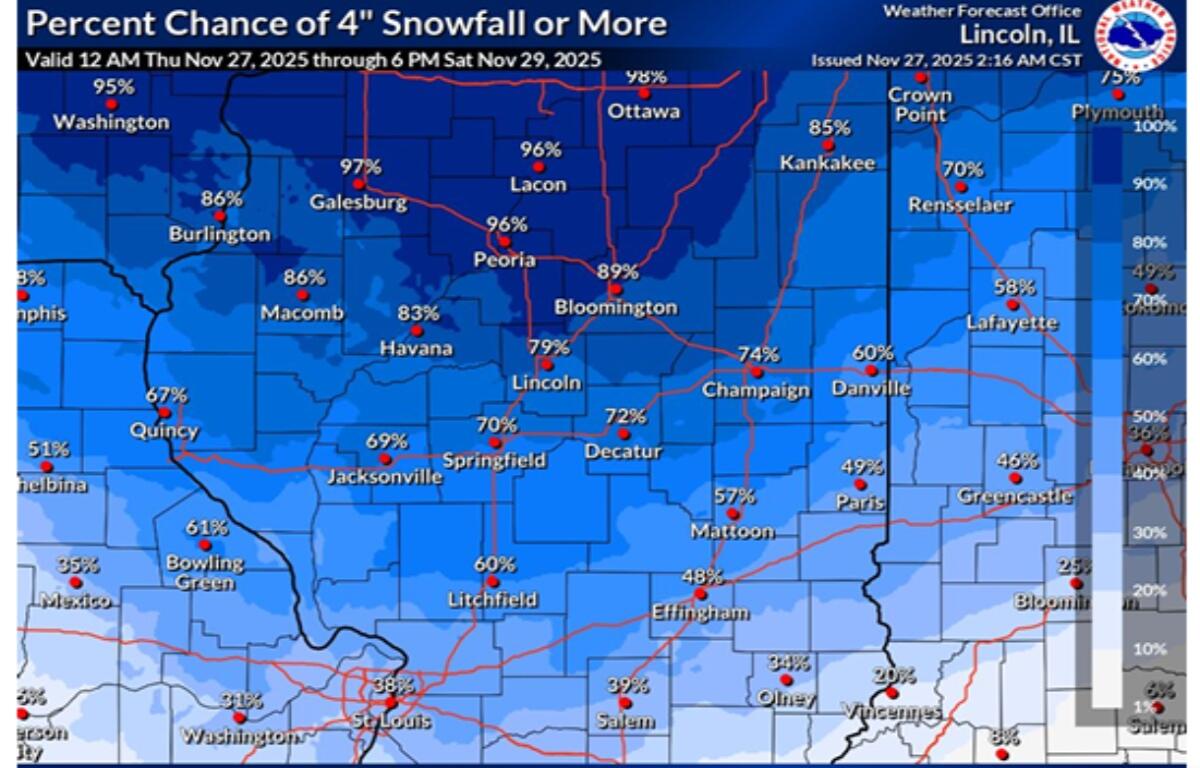 NWS Snowfall graphic