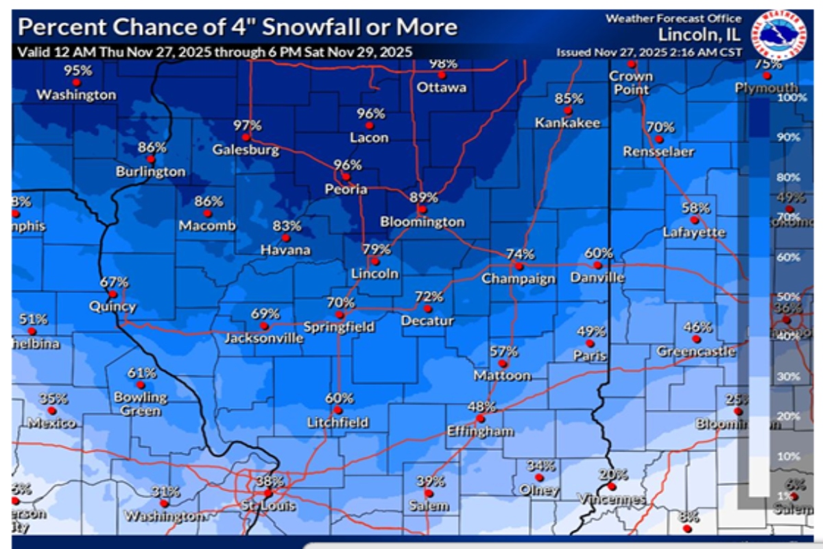NWS Snowfall graphic